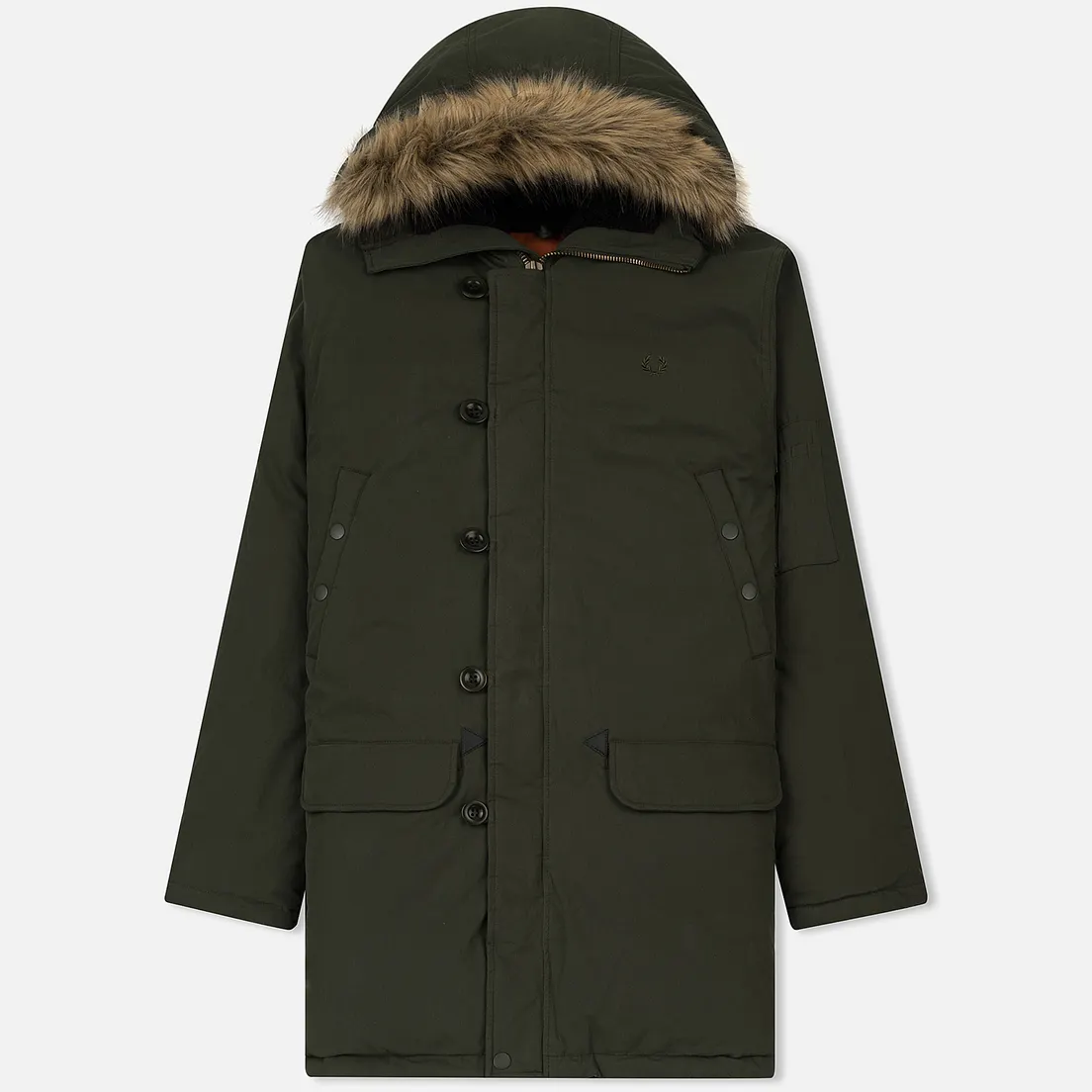 Fred Perry Мужская куртка парка Down Snorkel