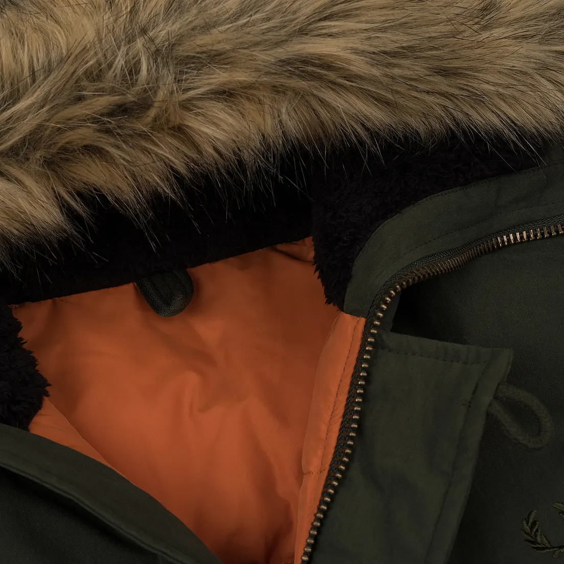 Fred Perry Мужская куртка парка Down Snorkel