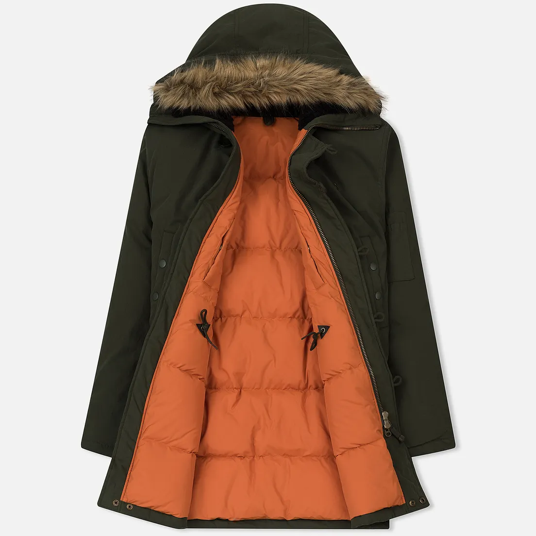 Fred Perry Мужская куртка парка Down Snorkel