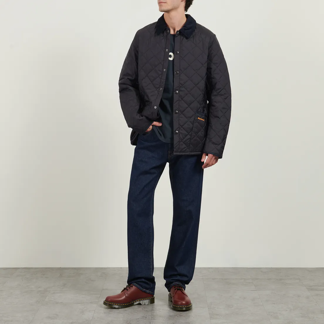 Barbour Мужская стеганая куртка Heritage Liddesdale