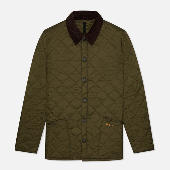 Мужская стеганая куртка Barbour Heritage Liddesdale Olive