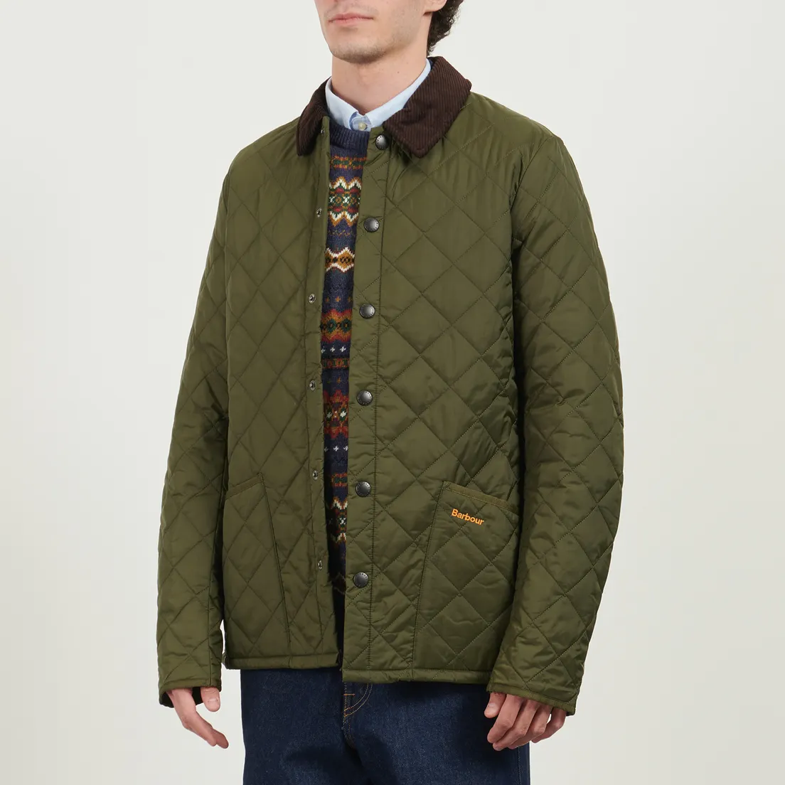 Barbour Мужская стеганая куртка Heritage Liddesdale