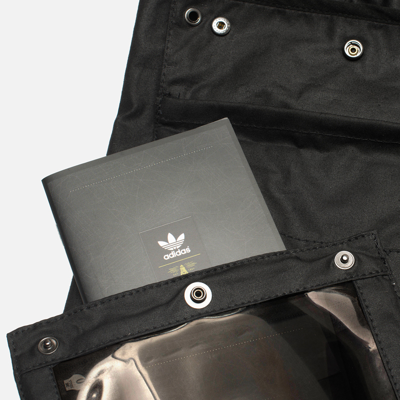 adidas Originals x Barbour Мужская вощеная куртка x adidas GSG Baradi Nein