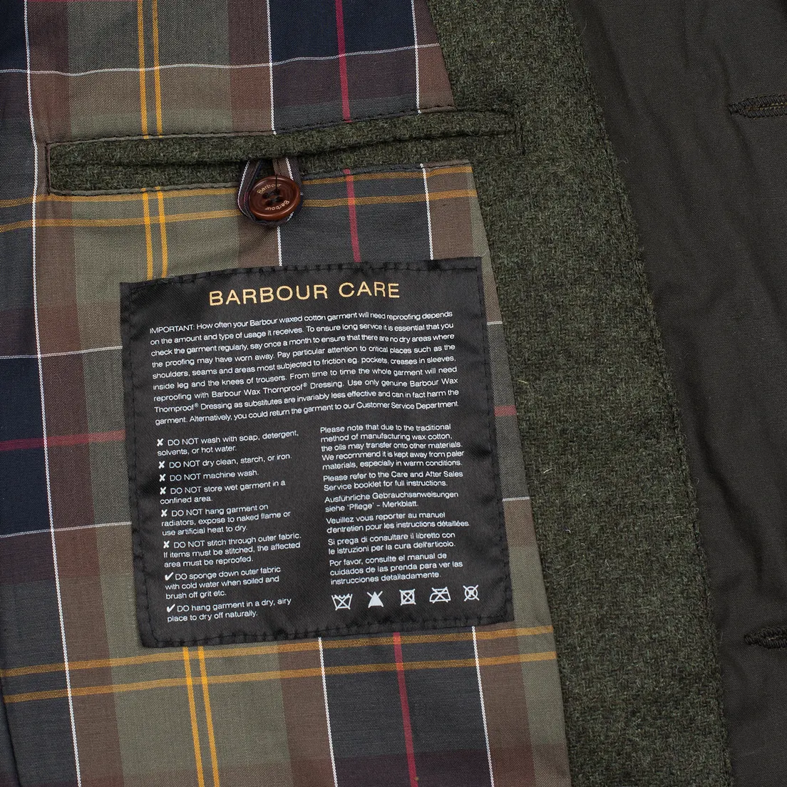 Barbour Dept. B Мужская вощеная куртка Beacon Sports