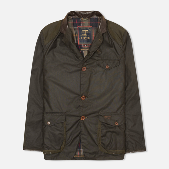 Мужская вощеная куртка Barbour Dept. B Beacon Sports Olive MWX0007OL71