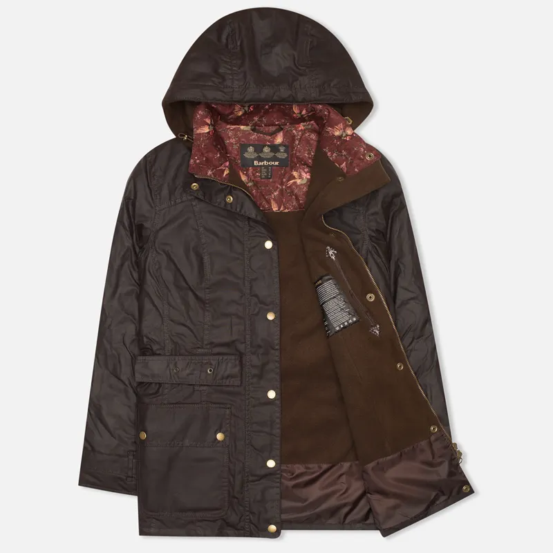 Barbour Женская вощеная куртка Bower Belted