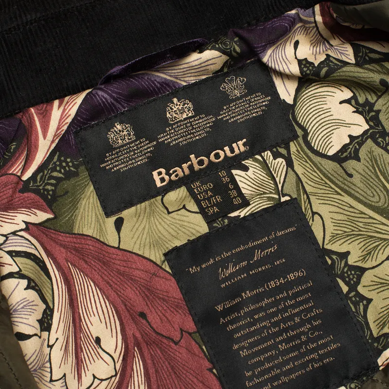 Barbour Женская вощеная куртка Ruskin Printed