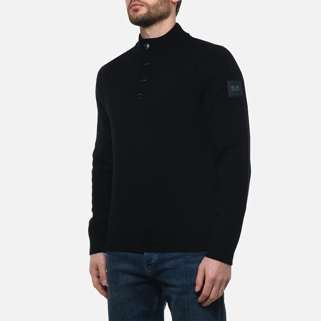Weekend Offender Мужской свитер Castillos Wool Quarter Neck