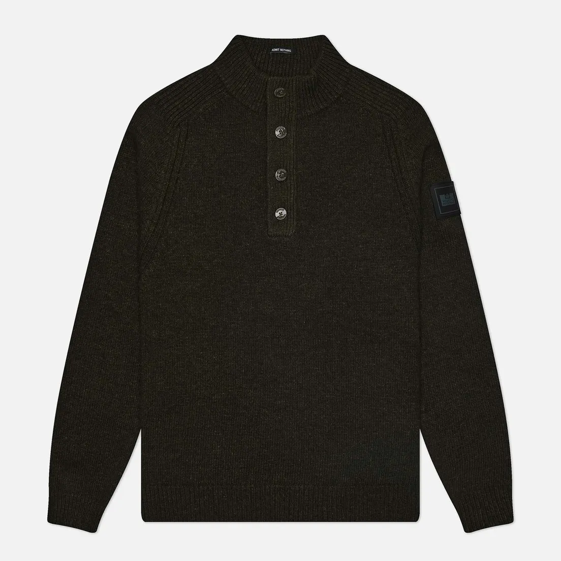 Weekend Offender Мужской свитер Castillos Wool Quarter Neck