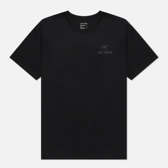Мужская футболка Arcteryx Emblem SS Black/Black