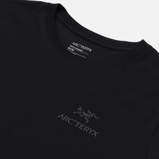 Мужская футболка Arcteryx Emblem SS Black/Black