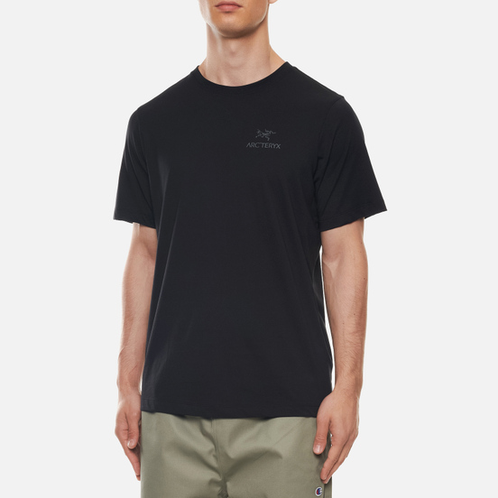 Мужская футболка Arcteryx Emblem SS Black/Black