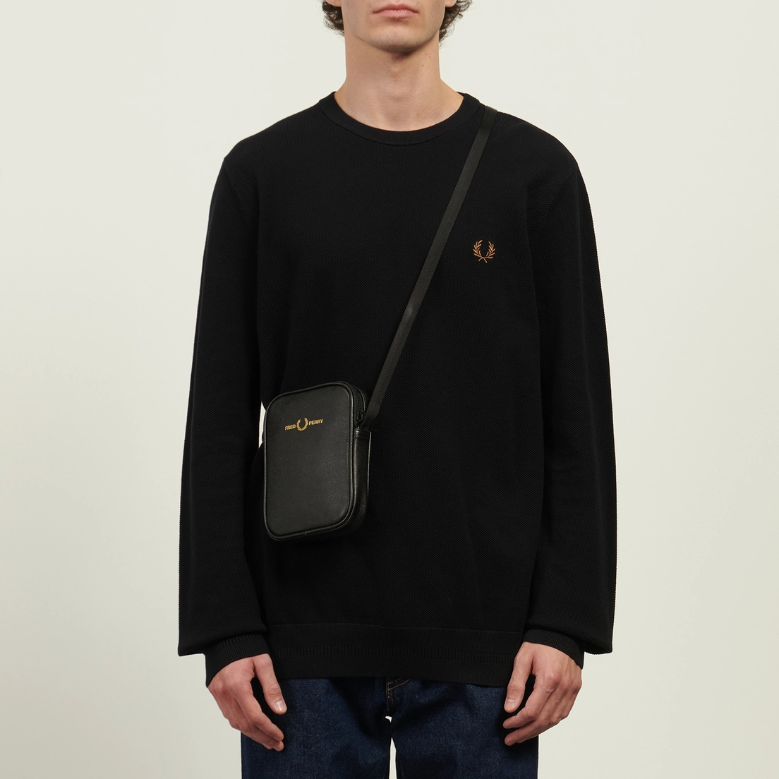 Fred Perry Сумка Scotchgrain Leather Side