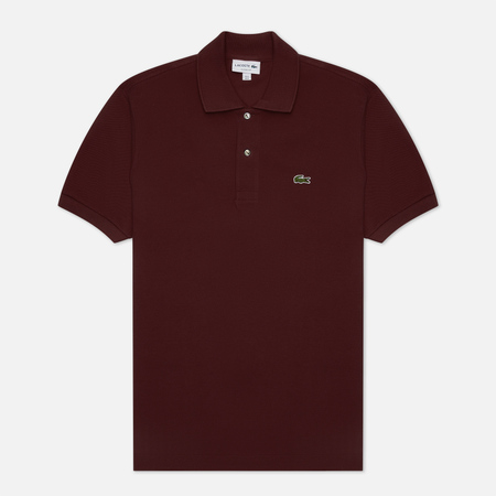 Мужское поло Lacoste L.12.12 Classic Fit, цвет бордовый, размер XXXL