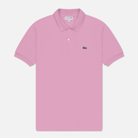  Мужское поло Lacoste L.12.12 Classic Fit, цвет розовый, размер M