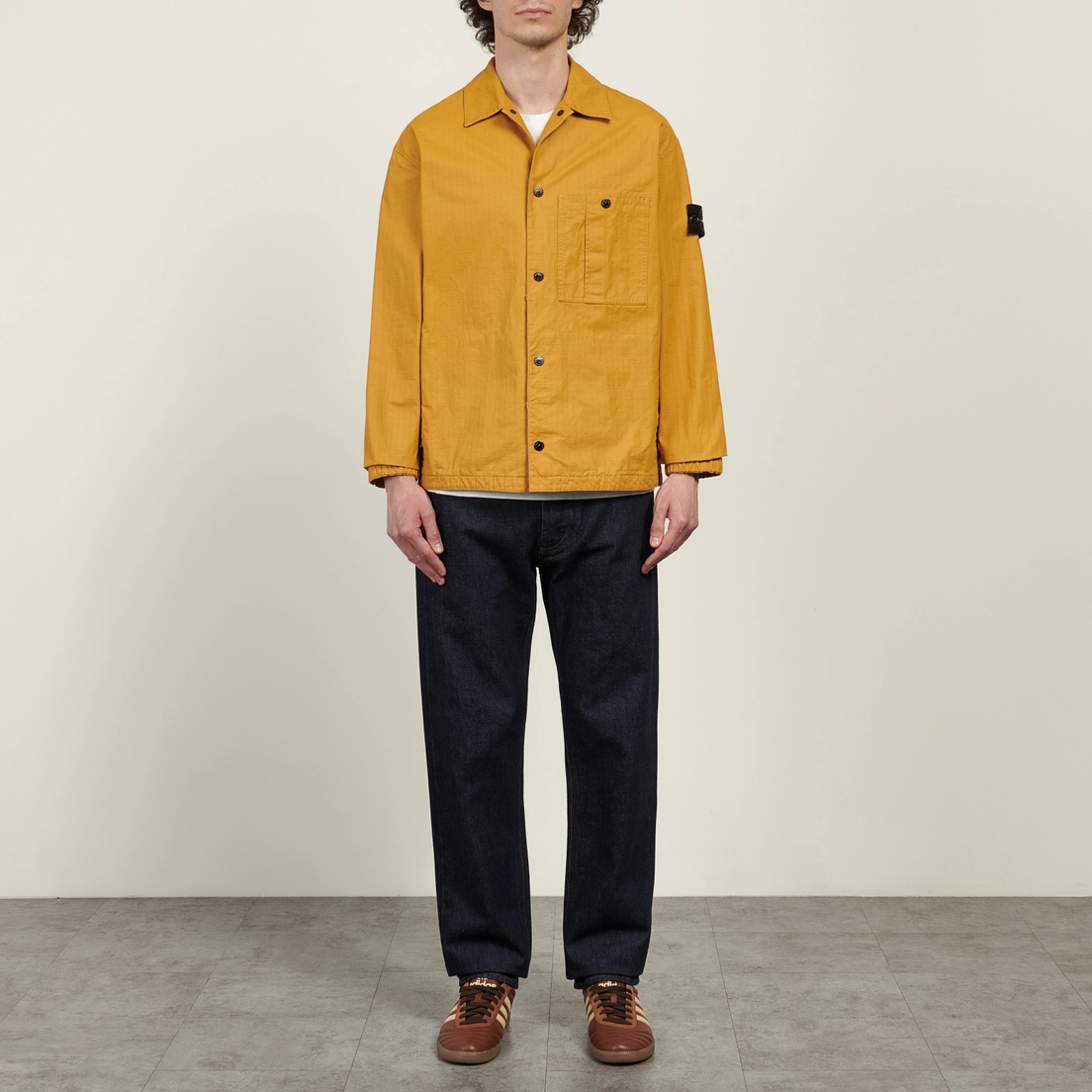 Stone Island Мужские джинсы Indigo Denim-Rinsed Straight 13.5 Oz