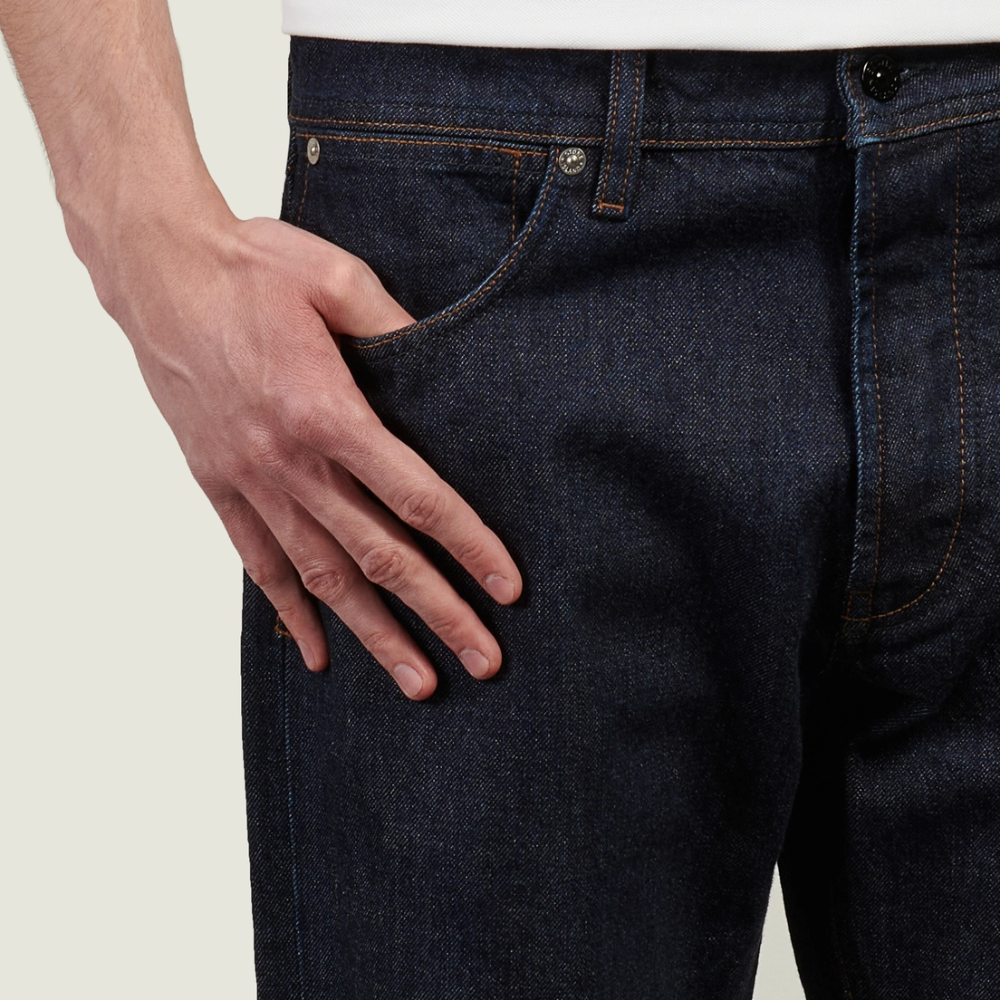 Stone Island Мужские джинсы Indigo Denim-Rinsed Straight 13.5 Oz