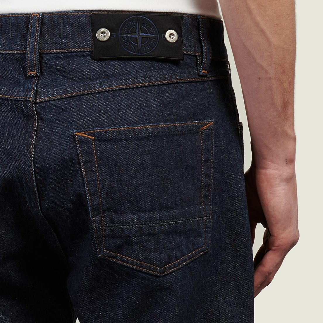 Stone Island Мужские джинсы Indigo Denim-Rinsed Straight 13.5 Oz