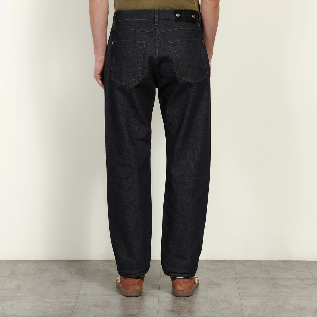 Stone Island Мужские джинсы Indigo Denim-Raw Regular Straight 13.5 Oz