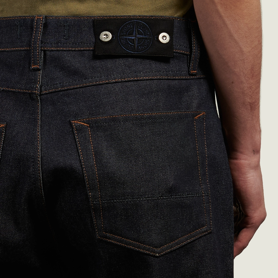 Stone Island Мужские джинсы Indigo Denim-Raw Regular Straight 13.5 Oz