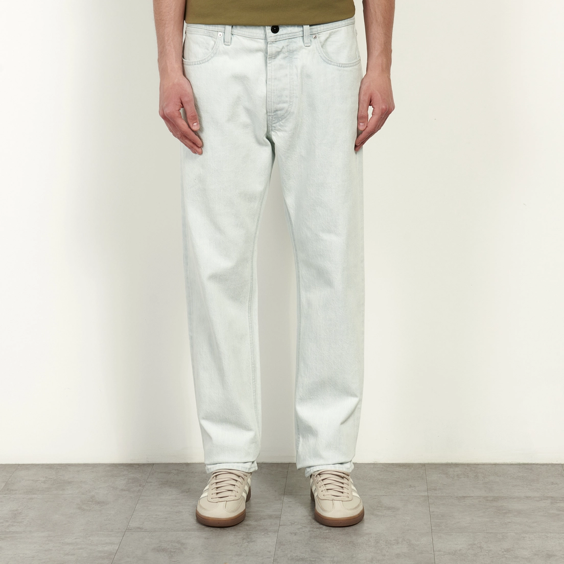 Stone Island Мужские джинсы Indigo Denim-Ultra Bleach Straight 13.5 Oz