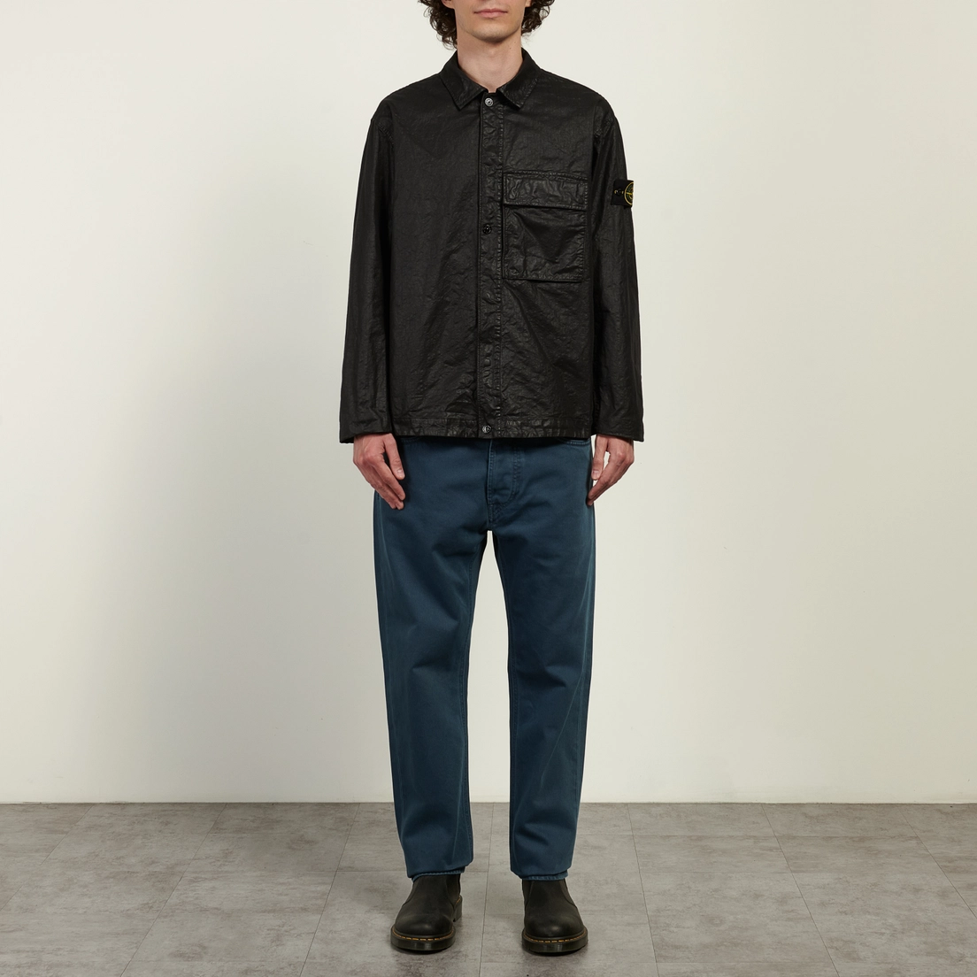 Stone Island Мужские джинсы Light Bull Denim Indigo-TC Regular Straight 13 Oz