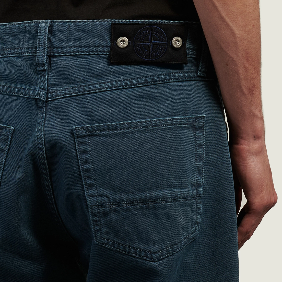 Stone Island Мужские джинсы Light Bull Denim Indigo-TC Regular Straight 13 Oz