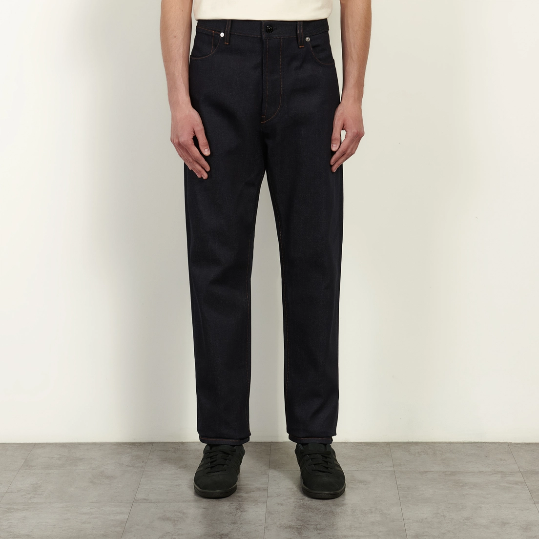 Stone Island Мужские джинсы Selvedge Indigo Denim-Raw Regular 13 Oz