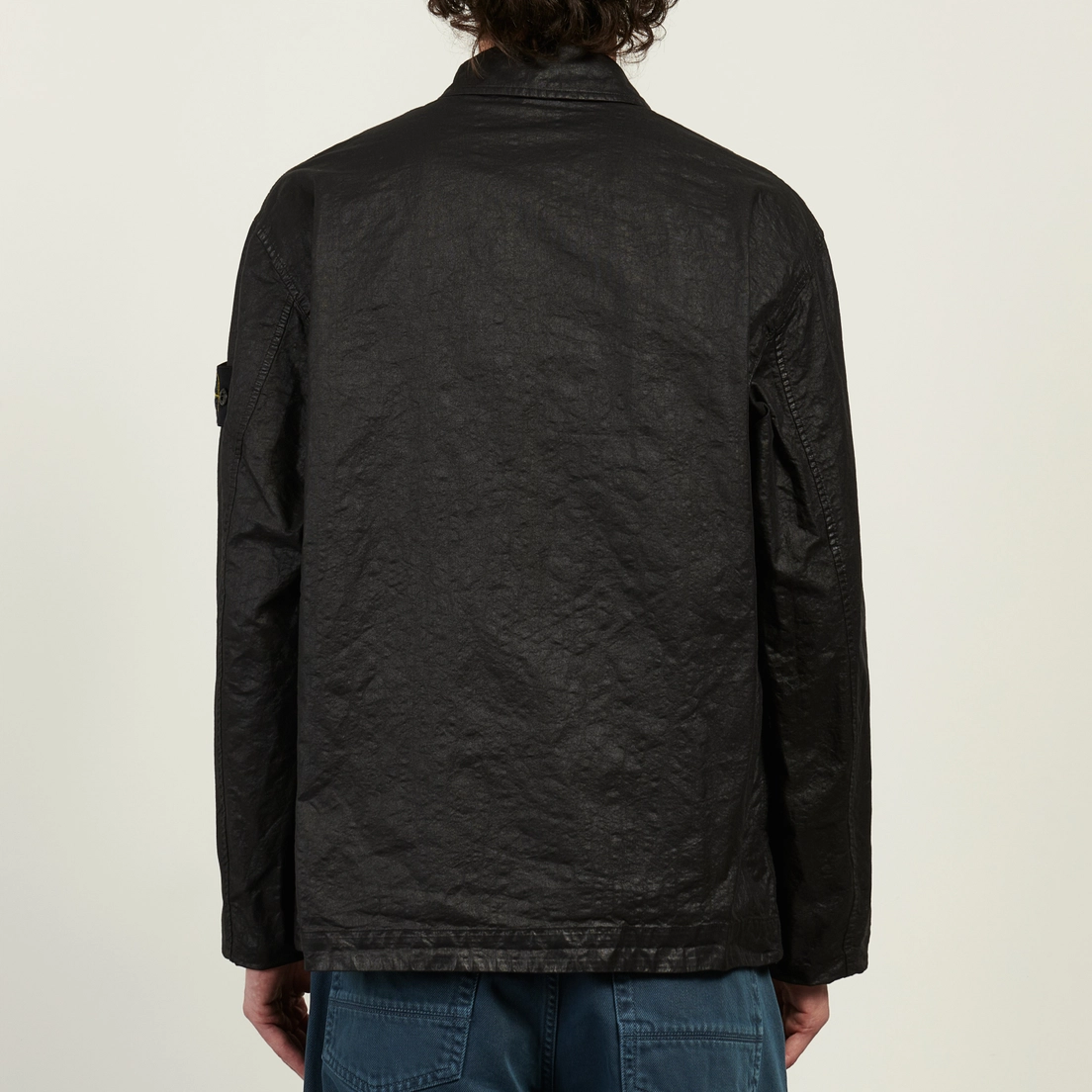 Stone Island Мужская рубашка Organic-Look Nylon Panama-TC