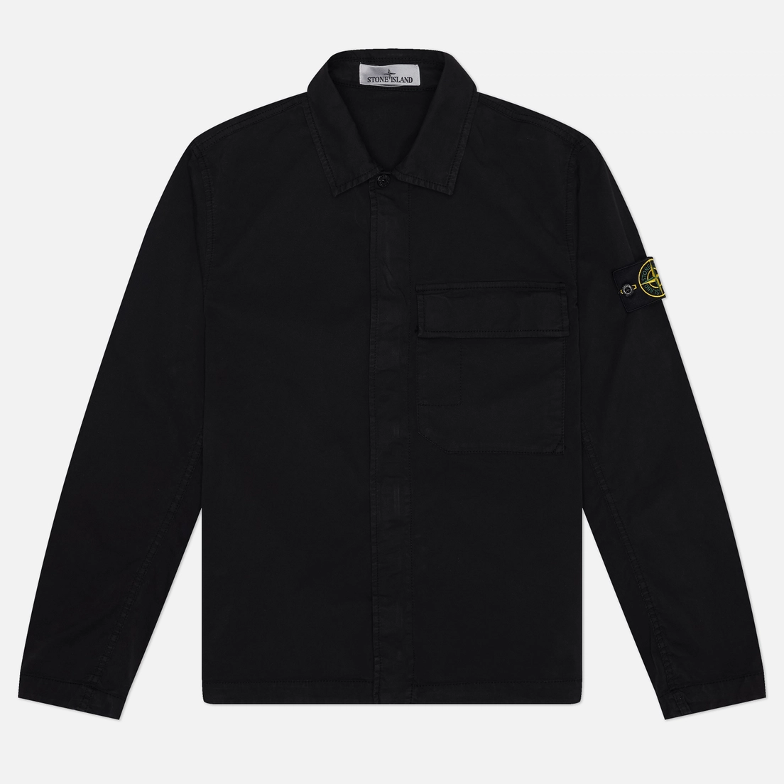 Stone Island Мужская рубашка Stretch Organic Cotton Twill Overshirt