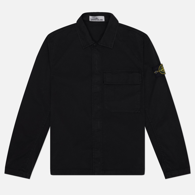 Мужская рубашка Stone Island Stretch Organic Cotton Twill Overshirt