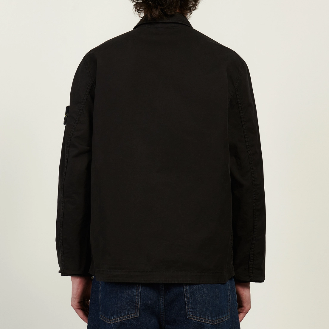 Stone Island Мужская рубашка Stretch Organic Cotton Twill Overshirt