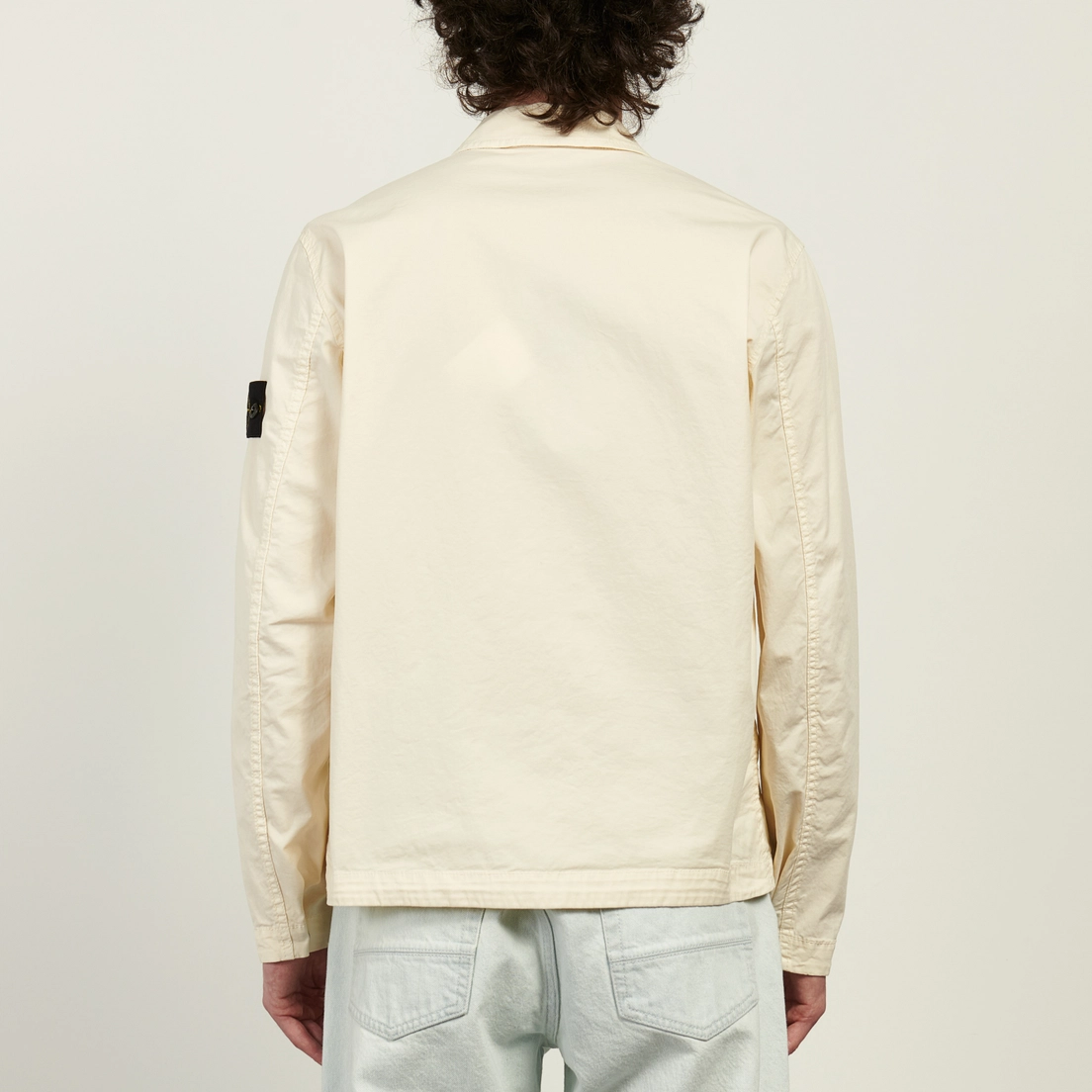 Stone Island Мужская рубашка Stretch Organic Cotton Twill Overshirt