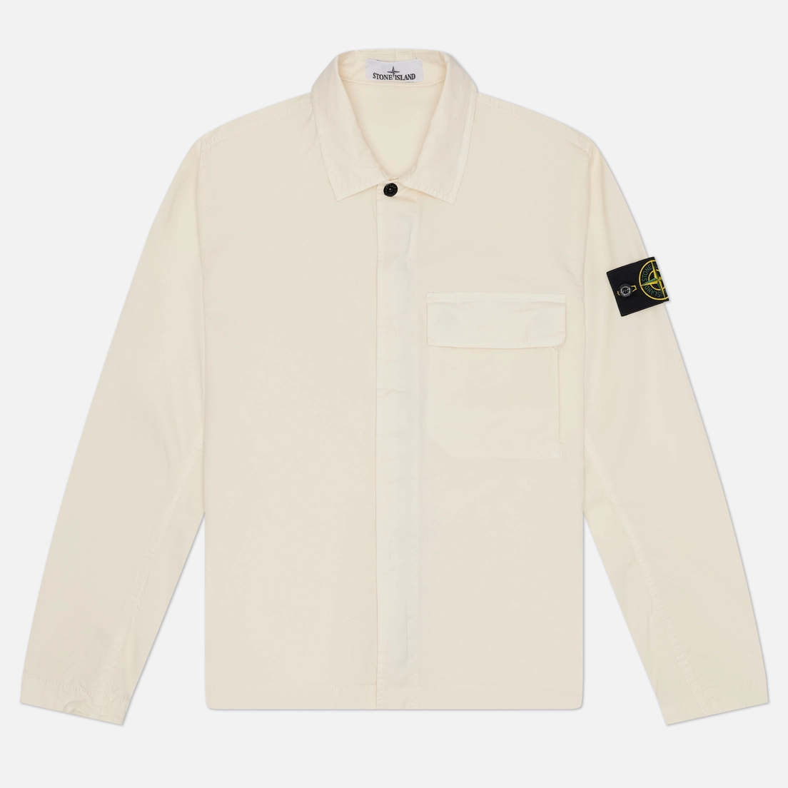 Stone Island Мужская рубашка Stretch Organic Cotton Twill Overshirt