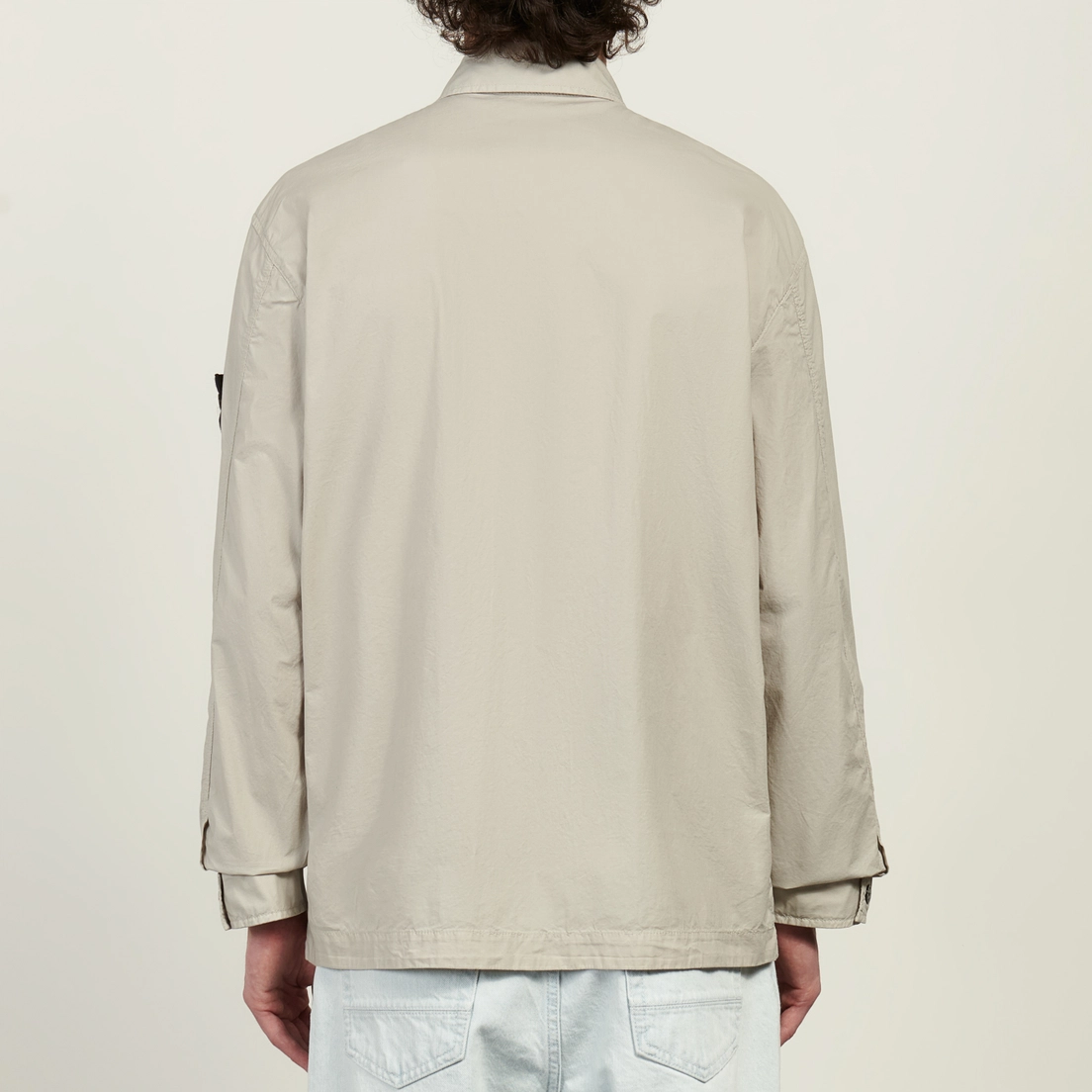 Stone Island Мужская рубашка Stretch Cotton Tela Paracadute Overshirt