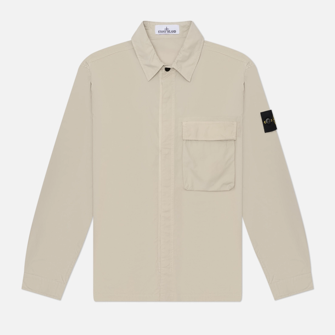 Stone Island Мужская рубашка Stretch Cotton Tela Paracadute Overshirt