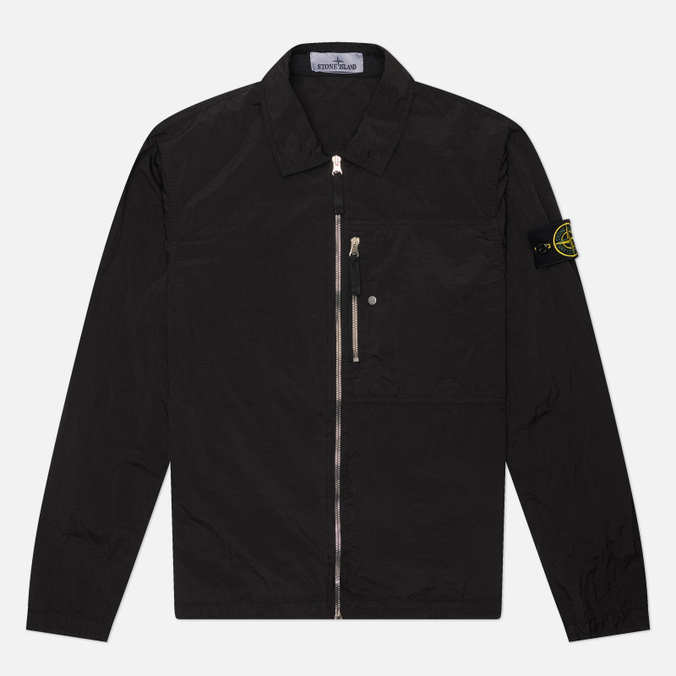 Мужская рубашка Stone Island Nylon Metal In Econyl Regular Zip Overshirt