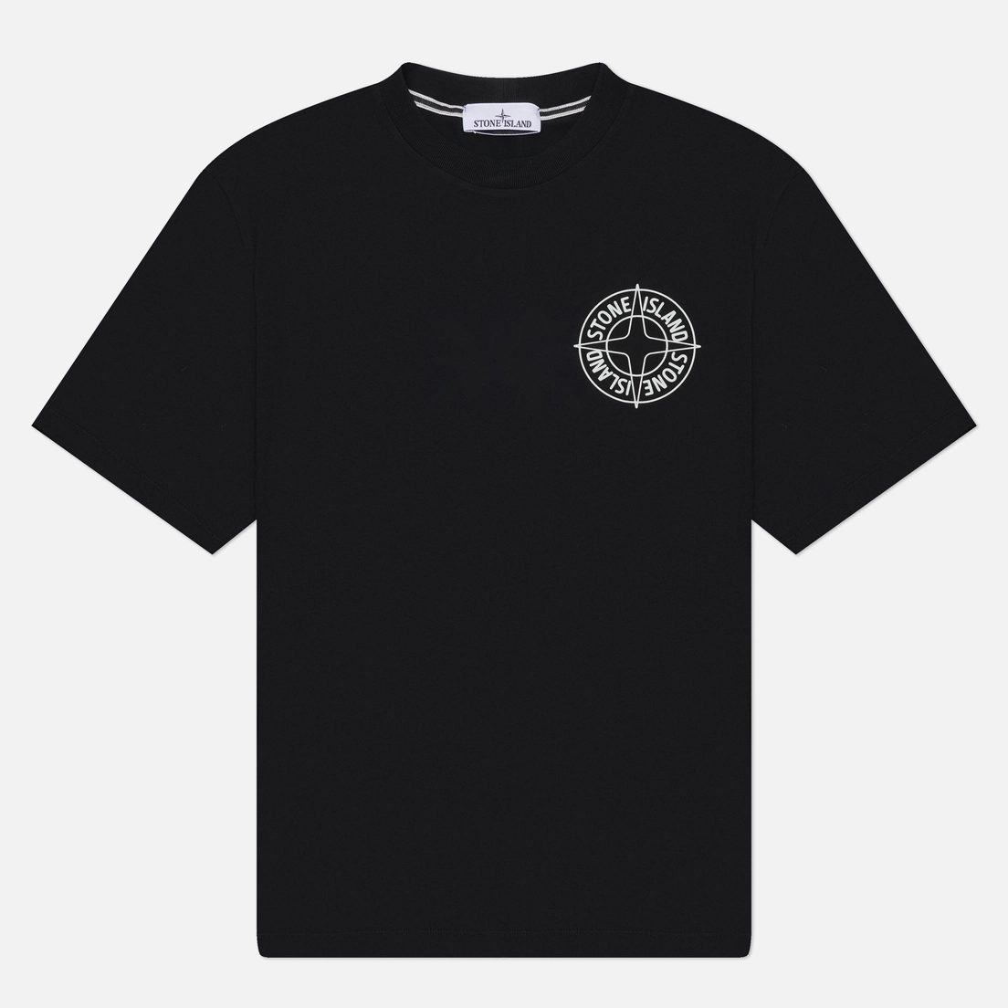 Stone Island Мужская футболка Organic Cotton Jersey Outline Compass