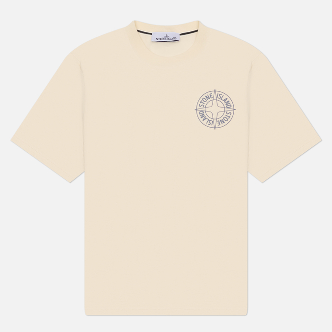 Мужская футболка Stone Island Organic Cotton Jersey Outline Compass