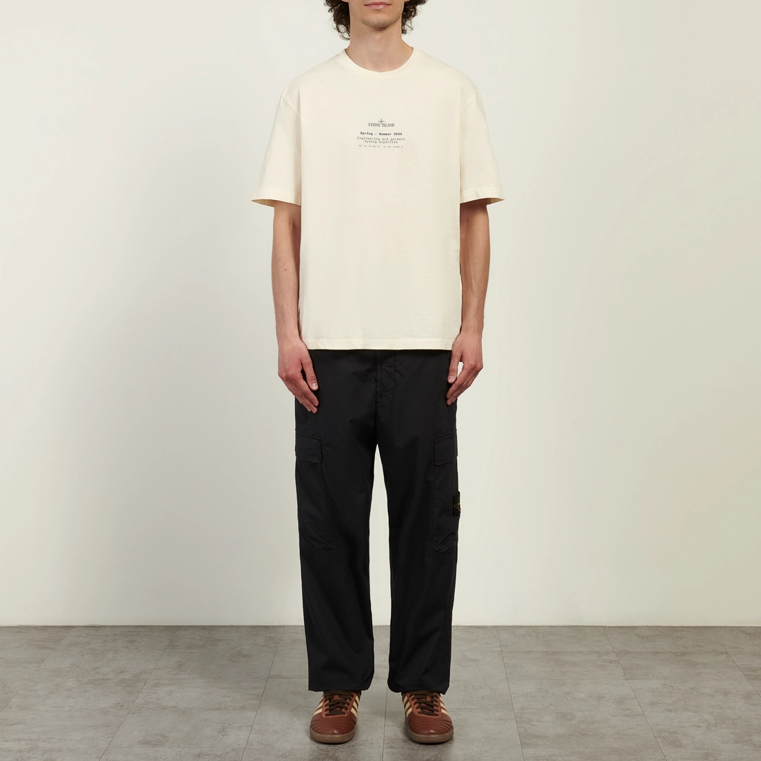 Stone Island Мужская футболка Organic Cotton Jersey Stone