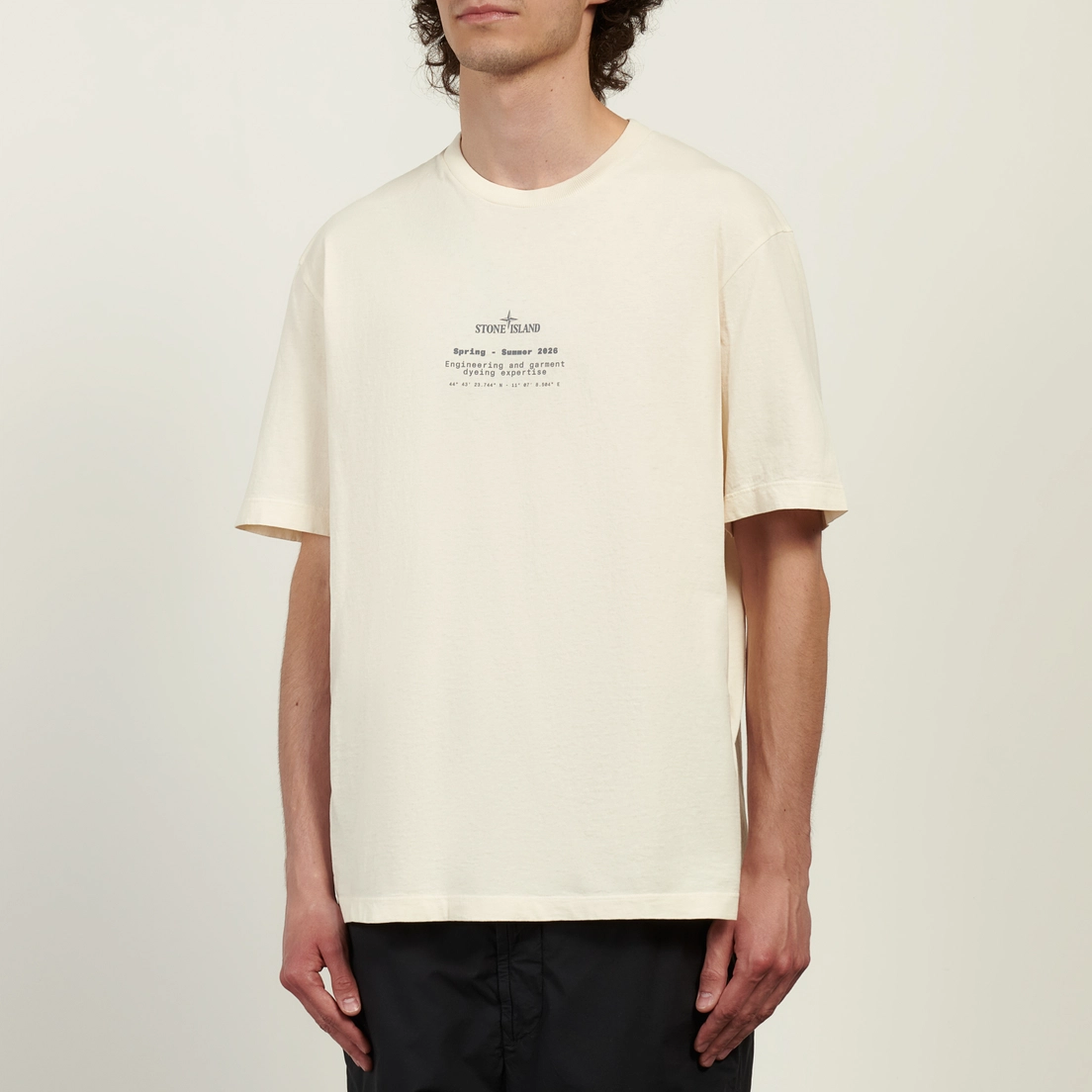 Stone Island Мужская футболка Organic Cotton Jersey Stone