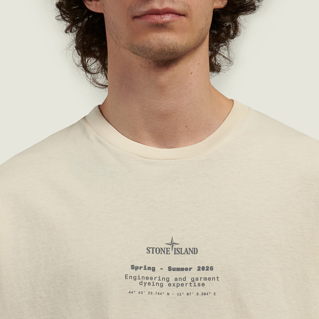 Stone Island Мужская футболка Organic Cotton Jersey Stone