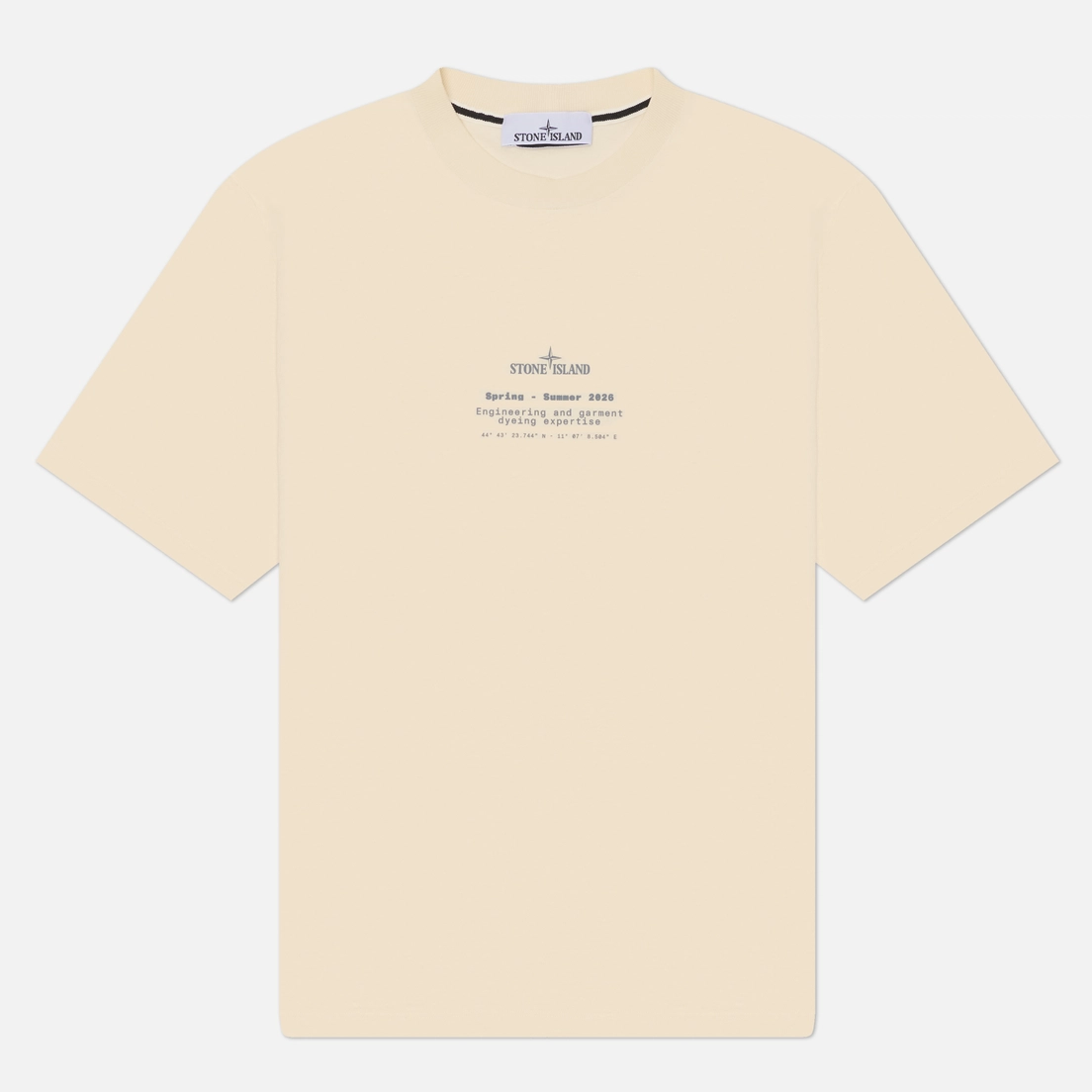 Stone Island Мужская футболка Organic Cotton Jersey Stone