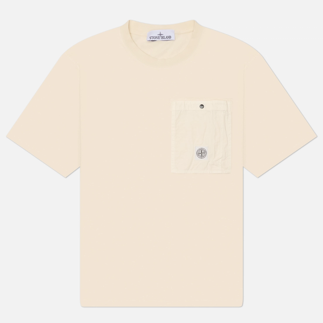 Stone Island Мужская футболка Combed Organic Cotton Jersey Chest Pocket