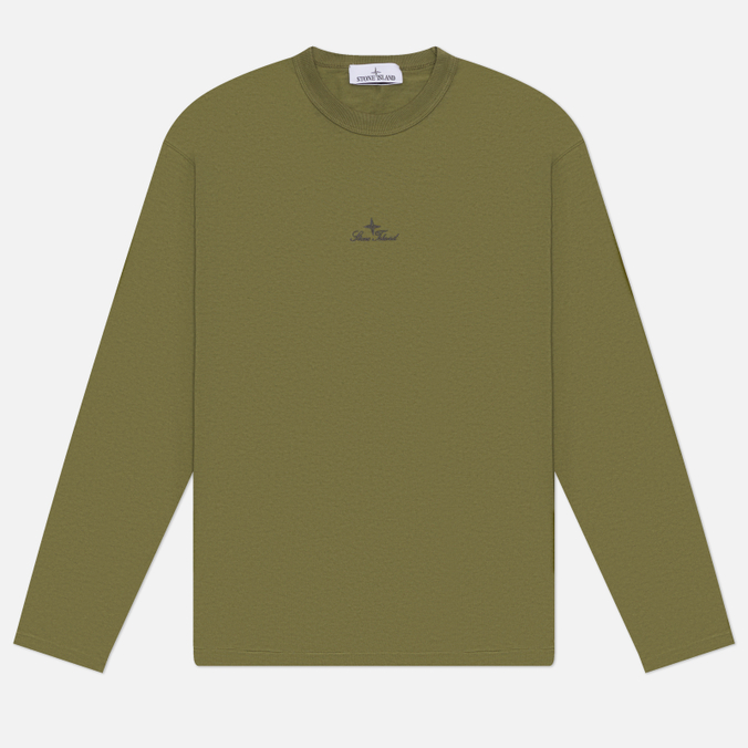 Мужской лонгслив Stone Island Organic Cotton Jersey Regular