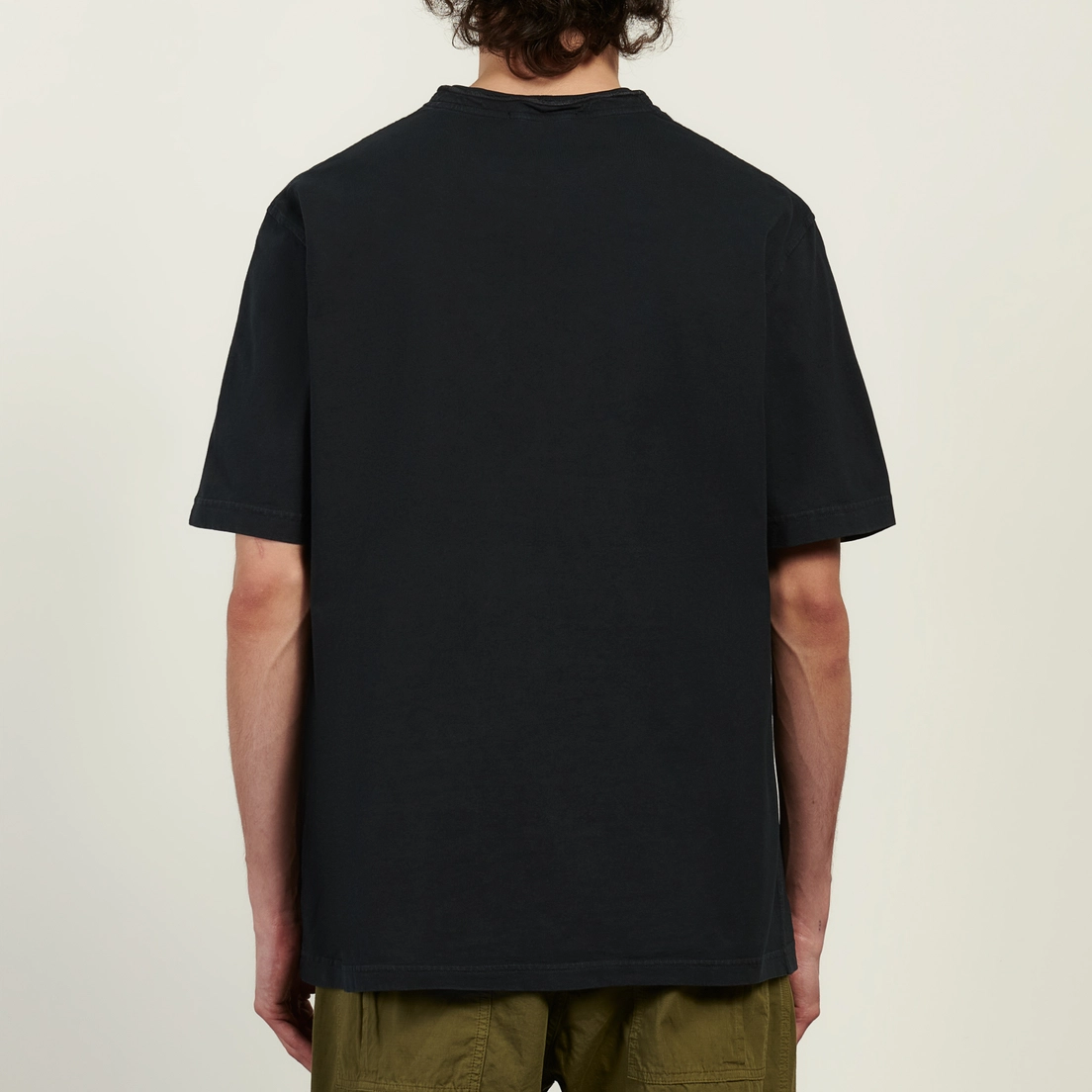 Stone Island Мужская футболка Combed Organic Cotton Jersey Old Effect