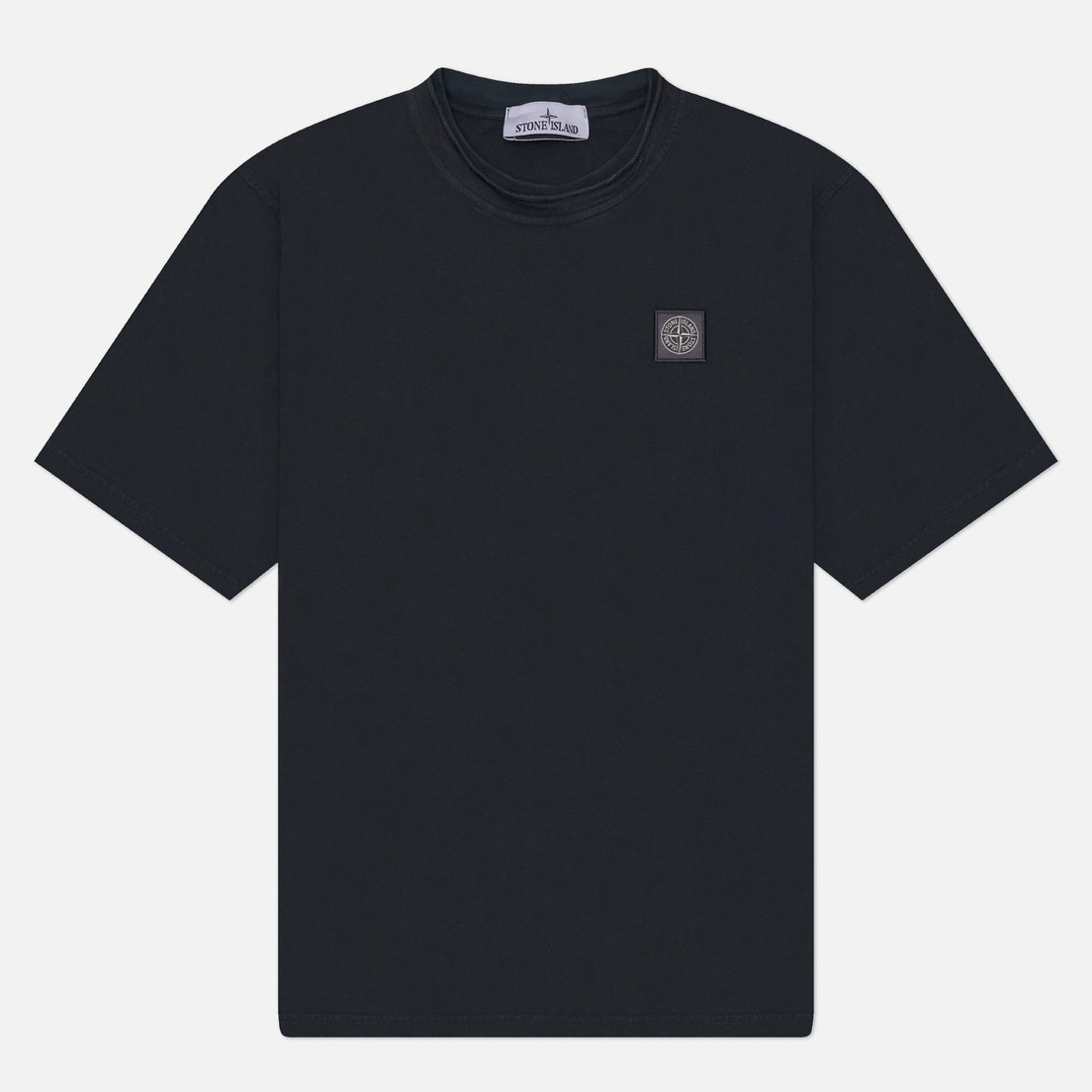 Stone Island Мужская футболка Combed Organic Cotton Jersey Old Effect