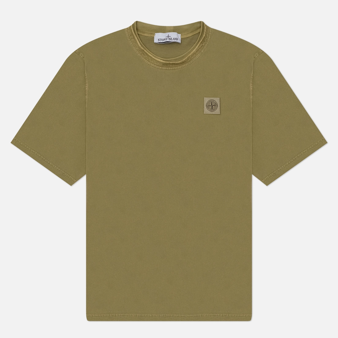 Stone Island Мужская футболка Combed Organic Cotton Jersey Old Effect