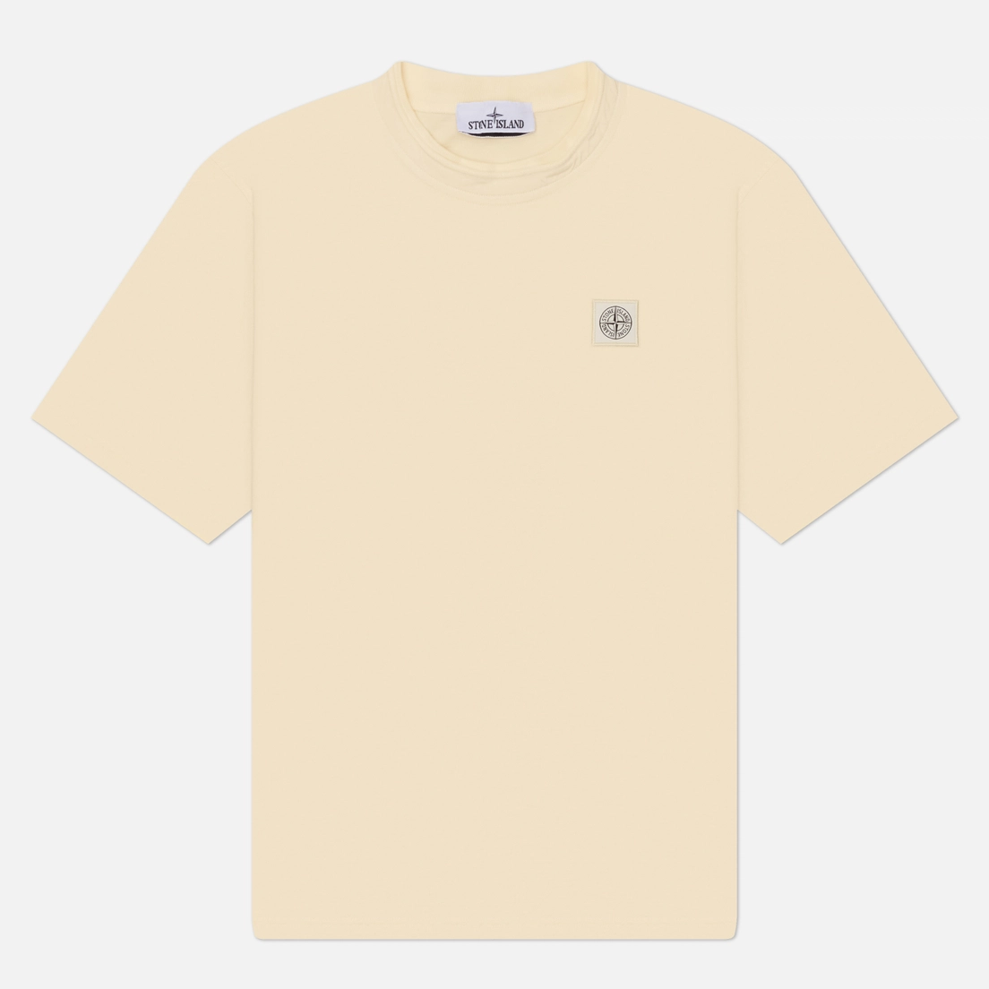 Stone Island Мужская футболка Combed Organic Cotton Jersey Old Effect