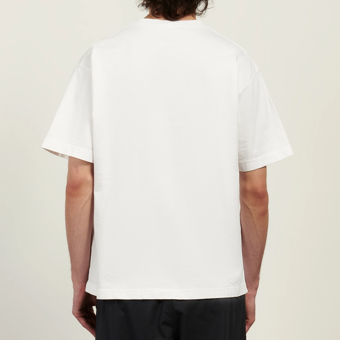 Stone Island Мужская футболка Combed Organic Cotton Jersey Compass Patch